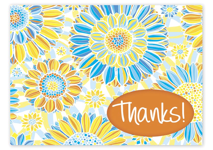 Product image for Vibrant Thank You Cards - Item# 5ED143