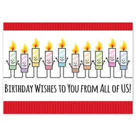 5EH108-Candid Candles Birthday Cards5EH108