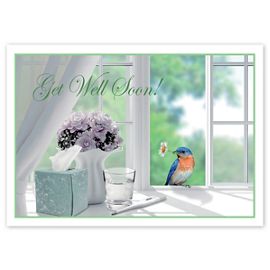 5EH127-Darling Visitor Get Well Cards5EH127