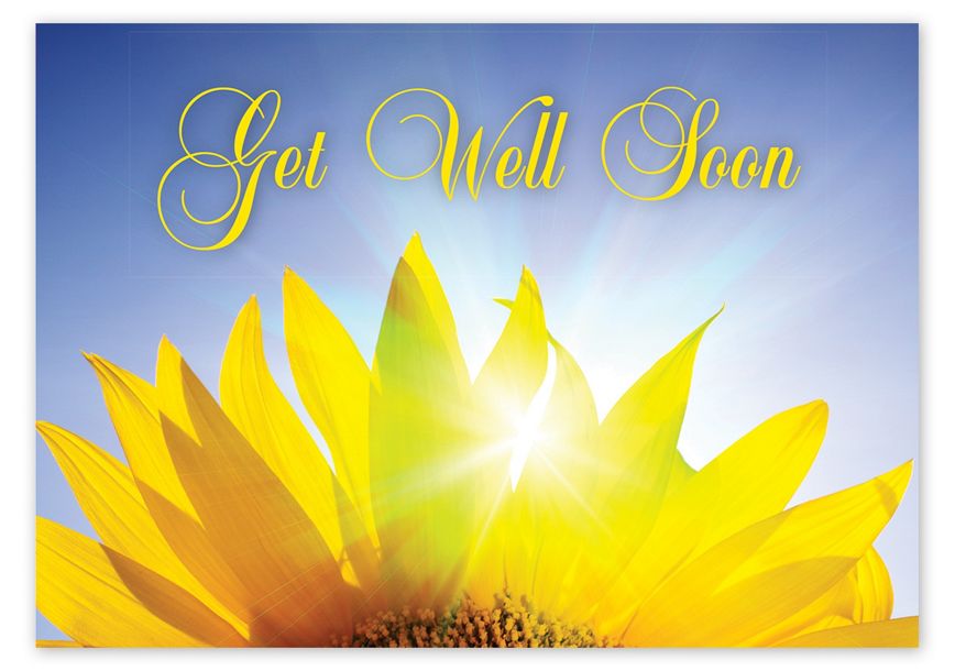 Product image for Radiant Petals Get Well Cards - Item# 5EH129
