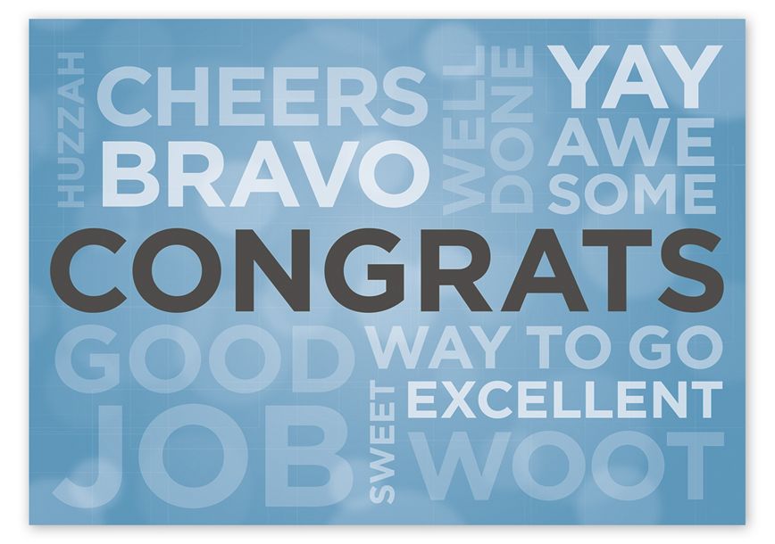 Product image for Awesome Congratulations Cards - Item# 5EH146