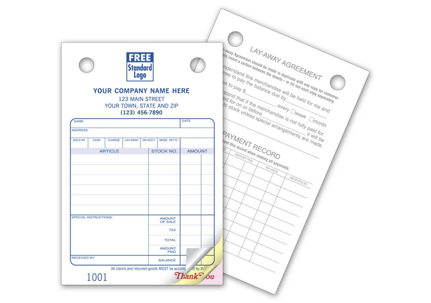 Product image for Jewelry Register Forms - Small Classic - Item# 607