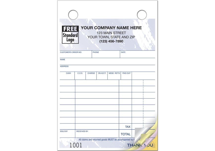 Product image for Multi-Purpose Register Forms, Colors Design, Small Format - Item# 609T