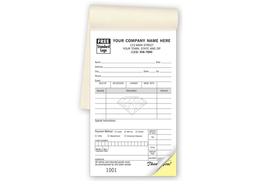 Product image for Medium Jewelry Sales Books - Item# 60