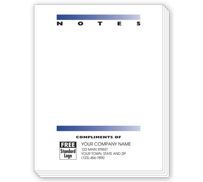 Promotional Products Small Personalized Notepads 6122 by Deluxe