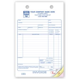 631-Service Order Register Forms - Large Classic631