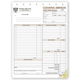6527-Cleaning Company Contract - Work Orders6527