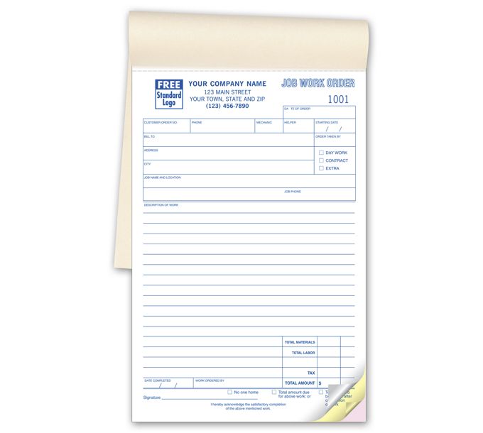 Job Work Orders Booked 6558B Deluxe