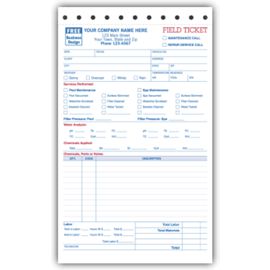 6578-Pool /Spa Field Tickets6578