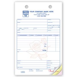 672-Florist Register Forms - Large Classic672