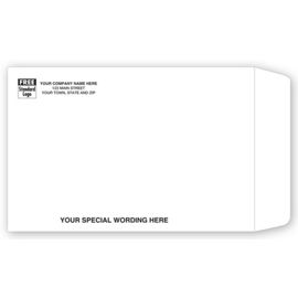 69EW-9 X 6 Open End Mailing Envelope, White69EW
