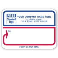 Padded Mailing Label, "First Class Mail"