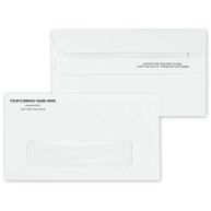 #6 Single Window Envelope, Self-Seal, 2 Flaps