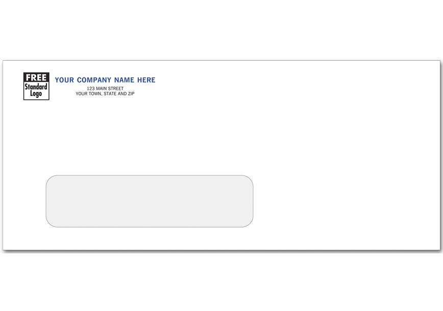 Product image for #10 Single Window Envelope, Gummed Seal - Item# 741