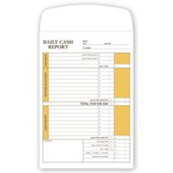 Daily Cash Report Envelope