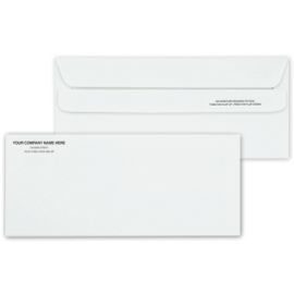 762-#10 Envelope, Self Seal, No Window, White762