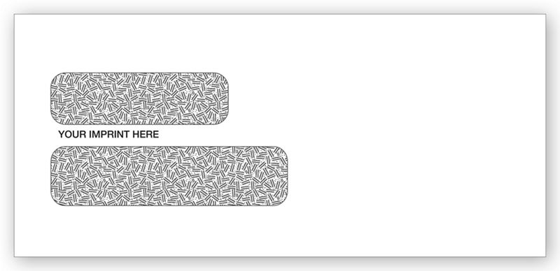 Double Window Envelopes 9 X 4 1 8 Confidential Envelope 771c By Deluxe
