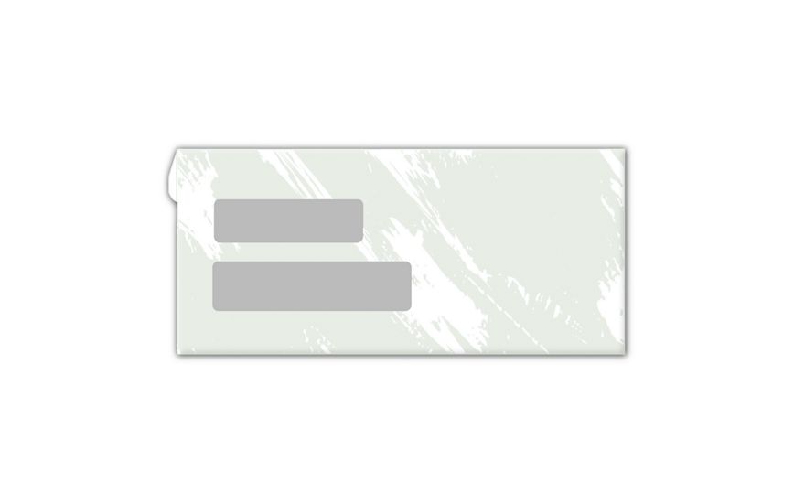 Product image for Double Window Confidential Envelope, Comes in 3 Colors - Item# 771T_colors_green