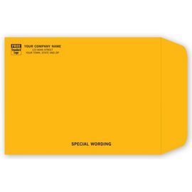 795-Brown Kraft Mailing Envelope 9 X 12, Gummed Seal795