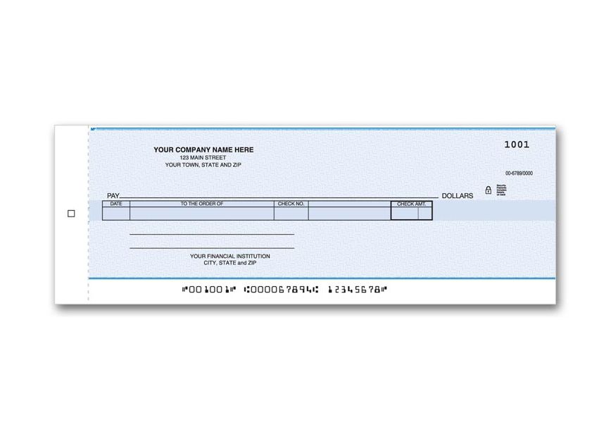 Product image for Cash Disbursement Center Check Carbon - Item# 803CC
