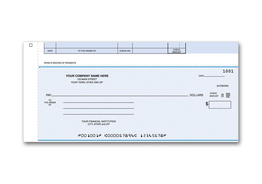 Product image for Cash Disbursement Top Check - Item# 803NCT