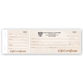 8385-Harvest Gift Certificates, Booked, Light Burgundy8385
