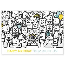 8ED303-Birthday Bunch Greeting Cards8ED303