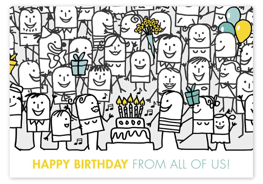 Product image for Birthday Bunch Greeting Cards - Item# 8ED303