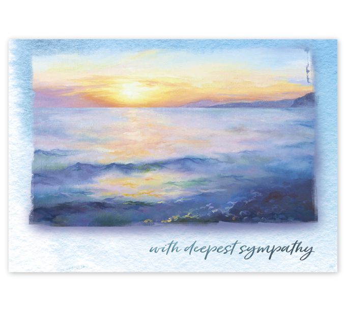 Elegant Sunset Sympathy Cards | Deluxe | Deluxe.com