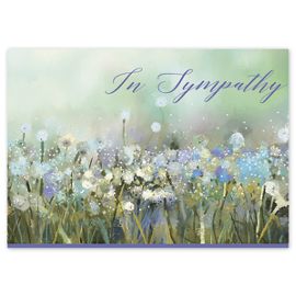 8ED307-Nature's Bouquet Sympathy Cards8ED307