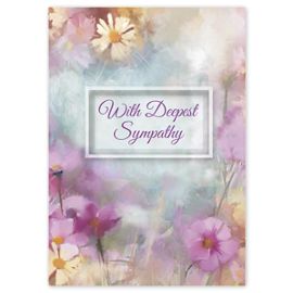 8ED308-Soft Sentiment Sympathy Cards8ED308