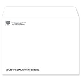 912SW-White Mailing Envelope 9 X 12, Gummed Seal912SW
