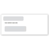 2-Window Confidential Gummed Envelope 8-5/8 x 3-5/8