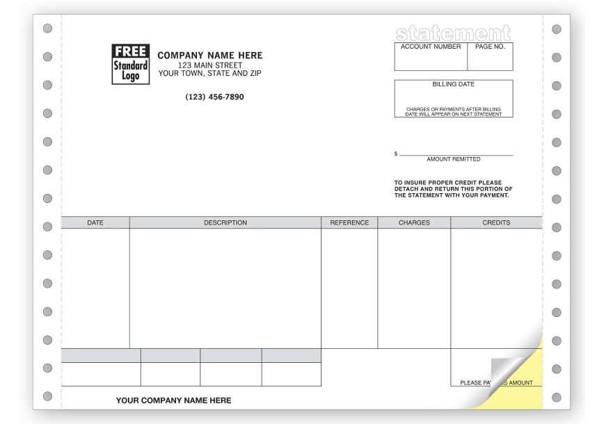 Product image for Statements, Continuous, Classic - Item# 9200
