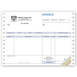 9206-Invoices, Continuous, Image9206