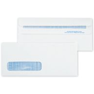 Single Window Confidential Envelope, Blue Tint, 2 Flaps