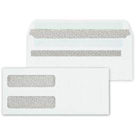 92551-#9 Double Window Confidential Self Seal Envelope92551