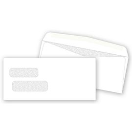 Business Envelopes - Custom Printed Double Window Envelope 6 3/16 x 3 3/4 -  91567 by Deluxe