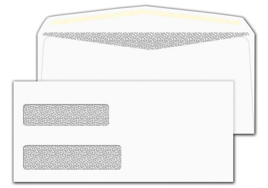 Product image for Double Window Confidential Envelope 9 x 4-1/8, Custom - Item# 9308C