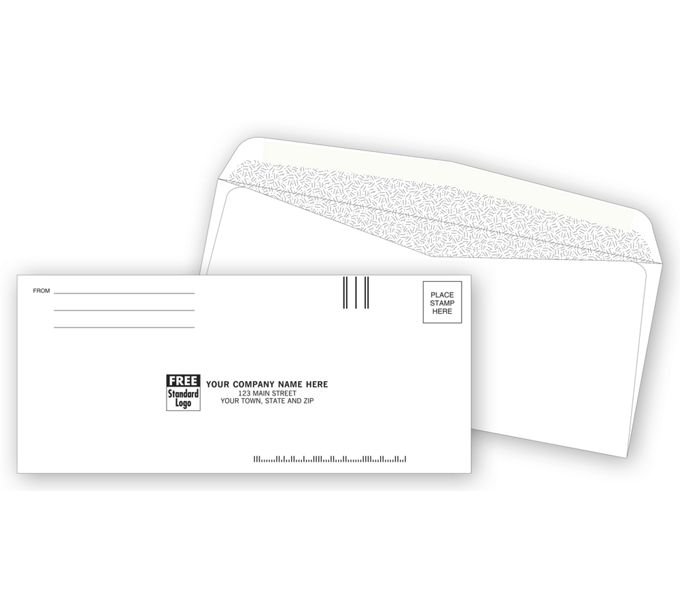 Business Envelopes Custom Printed 9 Return Envelope 9388 by Deluxe