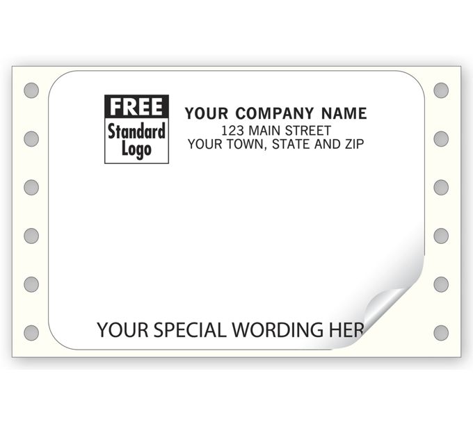 Business Labels - Continuous White Mailing Labels - 9390 by Deluxe ...