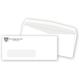 9688-#9 Single Window Confidential Envelope, Gummed Seal9688