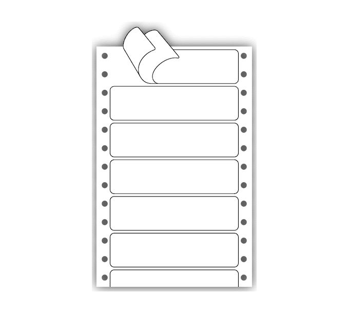 Piggyback Labels, Continuous, 9816