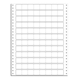 9865-Pricing Labels, Continuous, 9" Carrier, Stock/Blank9865