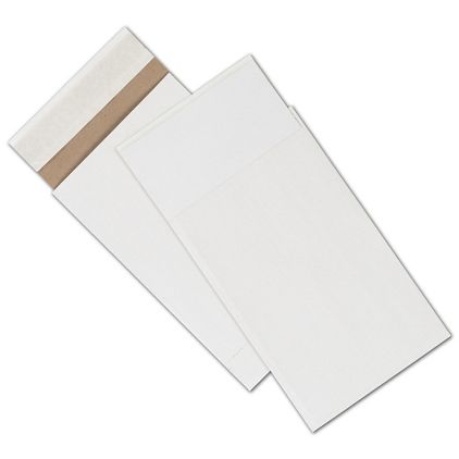 White Unprinted Eco-Mailers, 6 x 10"