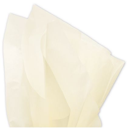 Solid Tissue Paper, French Vanilla, 20 x 30"