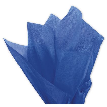 Solid Tissue Paper, Parade Blue, 20 x 30"