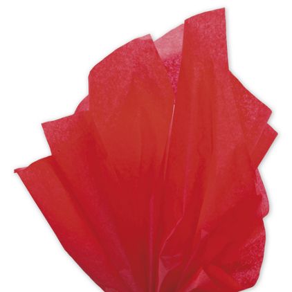 Solid Tissue Paper, Scarlet, 20 x 30"