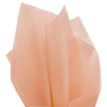 Solid Tissue Paper, Peach, 20 x 30"