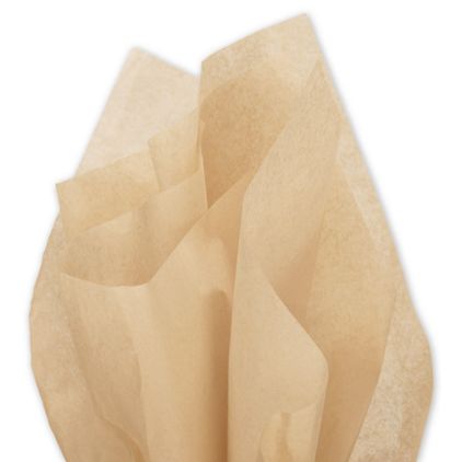 Solid Tissue Paper, Tan, 20 x 30"